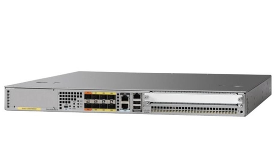 ASR1001-X, router della serie Cisco ASR1000, porta Ethernet Gigabit integrata, porte 6 x SFP, porte 2 x SFP+