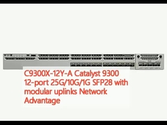 C9300X-12Y-A Catalyst 9300 12 porte 25G/10G/1G SFP28 con collegamenti ascendenti modulari Network Advantage