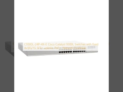C9300L-24P-4X-E Switch Cisco Catalyst 9300L con uplink SFP+ 4x10G/1G fissi, PoE+, Network Essentials