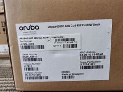 JL727A 	 Aruba 6200F 48G Class4 PoE 4SFP+ Switch da 370W