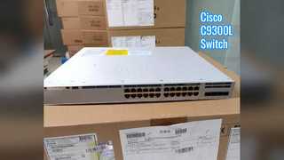 Switch Cisco C9300L-24T-4G-E 9300, 24x1G in rame/4x1G SFP/Solo dati