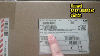 S5731-H48P4XC, switch Huawei S5731, 48xGE PoE+/4x10GE SFP+/Senza alimentatore