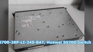 S5700-28P-LI-24S-BAT, switch Huawei S5700, 28xGig SFP/4x10/100/1000 o SFP/1 slot per batteria