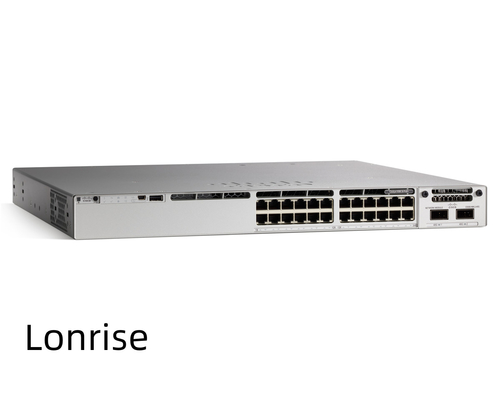 Commutatore di Cisco 9300 della rete di dati 24-Port di C9300-24 T-A Cisco Switch Catalyst 9300 solo