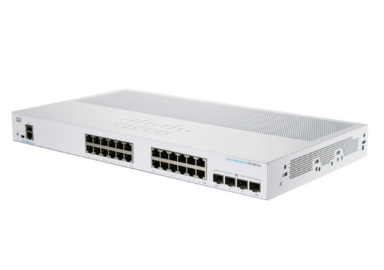 CBS350-24P-4X Cisco Business 350 Switch 24 10/100/1000 PoE+ Ports con 195W Budget di potenza 4 10 Gigabit SFP