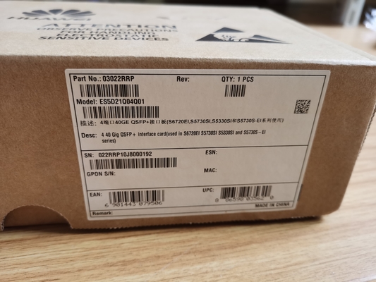 Scheda di interfaccia Huawei ES5D21Q04Q01 QSFP+ 40Gbps per serie S6720EI