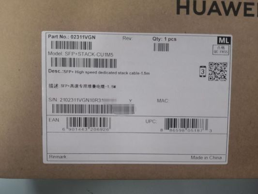 SFP+STACK-CU1M5 	 02311VGN
Huawei 10G SFP + SFP+ Cavo Stack Dedicato ad Alta Velocità - 1.5m