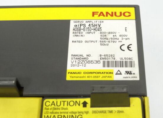 Modulo amplificatore mandrino Fanuc A06B-6151-H045 Alpha i AiSP-45HV