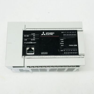 Modulo CPU PLC Mitsubishi FX5U-32MT/ES Uscita transistor 32 I/O