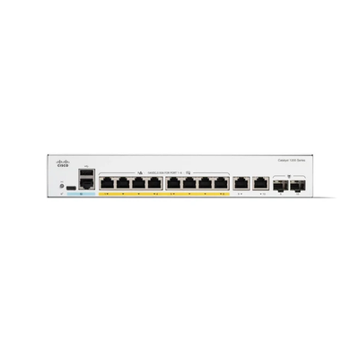 Cisco C1200-8FP-2G 8-Port Gigabit PoE+ Smart Switch with 2G Combo Uplinks