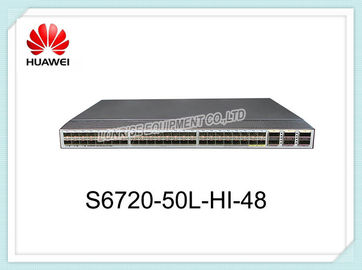 Commutatore S6720-50L-HI-48S-DC 48 x 10 evento SFP+ 6 x 40 evento QSFP+ di Huawei con alimentatore in CC