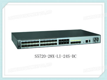 Evento SFP 4 del commutatore 24 di Huawei di Ethernet di S5720-28X-LI-24S-DC 10 parte anteriore Access di CC 48V dell'evento SFP+