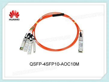 Il ricetrasmettitore ottico QSFP+ 40G 850nm i 10m AOC di QSFP-4SFP10-AOC10M Huawei si collega a quattro SFP+