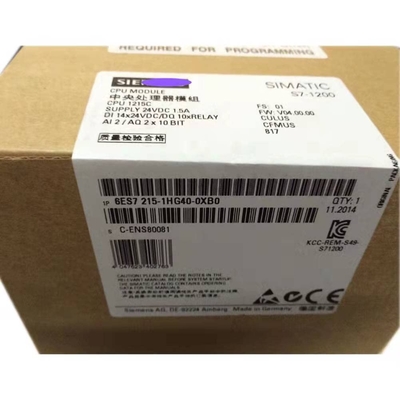Modulo SIMATIC S7-1200 del CPU 6ES7214-1HG40-0XB0 nuovo in scatola con una garanzia da 1 anno da DHL o da Fedex