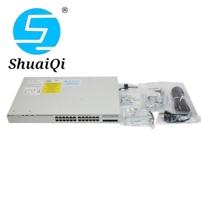 Switch Cisco C9200L-24P-4X-E ​​Switch Catalyst 9200 24 porte PoE+ 4x10G uplink Switch Network Essentials