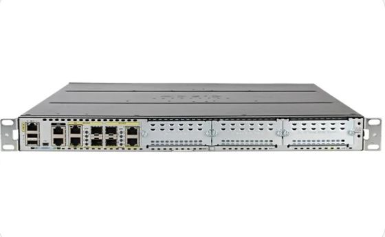 Router di rete industriale Cisco ISR4431-SEC/K9 con throughput da 500 Mbps a 1 Gbps, 4 porte SFP e CPU multi-core