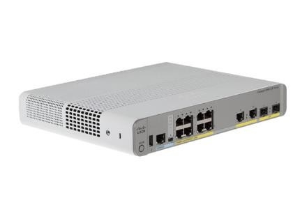 WS-C2960CX-8PC-L 8 porte Gigabit Ethernet 8 uscite PoE+ 124W PoE Budget 2 1G SFP e 2 1G Copper Uplinks