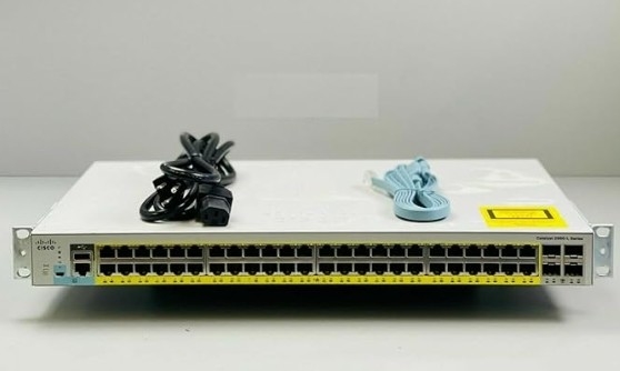 WS-C2960L-48PQ-LL Cisco Catalyst 2960L Switch 48 porte GigE PoE+ 4x10G SFP+ Lan Lite