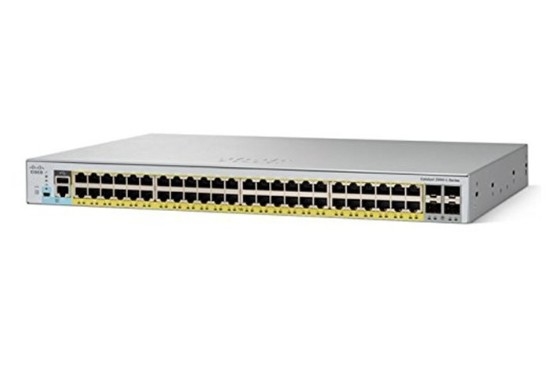 WS-C2960L-48PQ-LL Cisco Catalyst 2960L Switch 48 porte GigE PoE+ 4x10G SFP+ Lan Lite