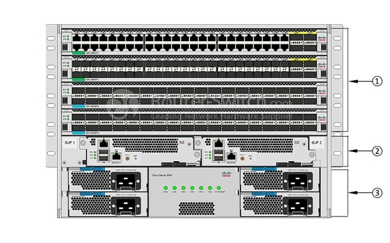 N9K-C9504 Cisco Nexus 9500 Series Switch Cisco Nexus 9500 Series Switch Chassis con 8 slot per schede di linea