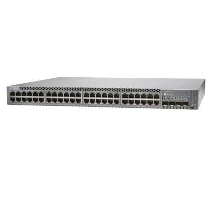 EX3400-48P EX3400 48-Port 10/100/1000BaseT PoE+ 4 X 1/10G SFP/SFP+ 2 X 40G QSFP+ Ventilatori ridondanti Flusso d'aria frontale-indipendente