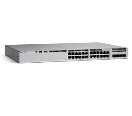 C9300L-24P-4G-A Cisco Catalyst 9300L Switches 24-Port Fixed Uplinks PoE+ 4X1G Uplinks Network Advantage