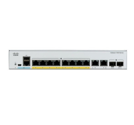 C1000-8FP-2G-L 8x 10/100/1000 Ethernet PoE+ Ports e 120W PoE Budget 2x 1G SFP e RJ-45 Combo Uplinks