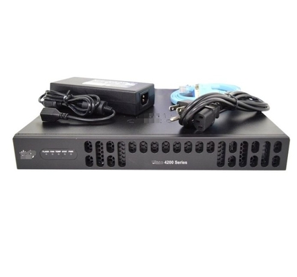 ISR4221-SEC/K9 Cisco ISR 4221 Router 2 porte WAN/LAN 1 porta SFP Multi Core CPU 2 NIM Security Bundle