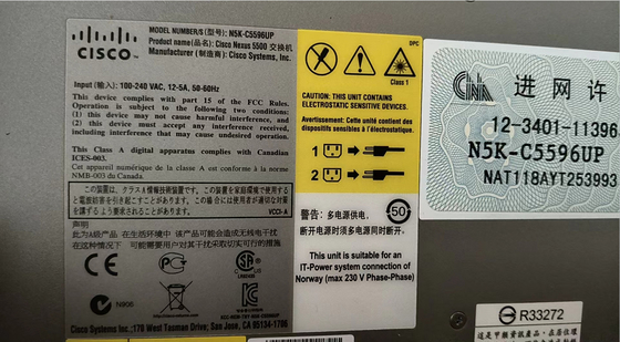 N5K C5596UP FA Cisco Nexus 5000 serie Switch in magazzino con buon prezzo