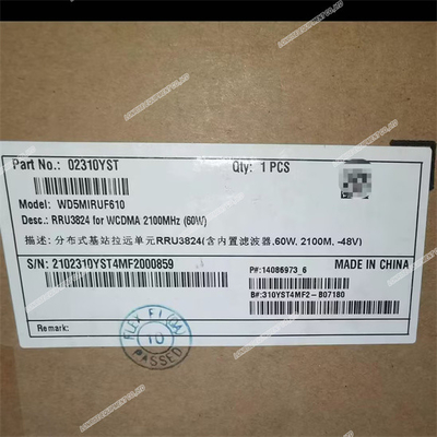 Rru3826 Wcdma 2100mhz (80w) 02310kkq Adatta per la stazione base di telecomunicazione pronta per l'uso