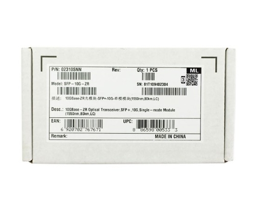 SFP-10G-ZR Huawei Transceiver ottico SFP-10G-ZR 10GBASE-ZR Modulo SFP 10G per SMF