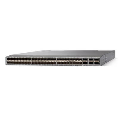 N9K C93180YC FX è uno switch 1RU con latenza inferiore a 1 microsecondo che supporta 3,6 Tbps di larghezza di banda e 1,2 bpp