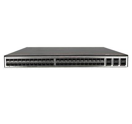 CE6863E-48S6CQ-F Huawei CloudEngine 6800 48*25G SFP28, 6*100G QSFP28, 2* alimentazione a corrente alternata, presa d'aria laterale