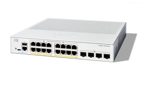 Cisco C1300-16P-4X 16x 10/100/1000 Ports PoE+ Ports con 120W Budget di potenza 4x 10 Gigabit SFP+ Rack-Mountable