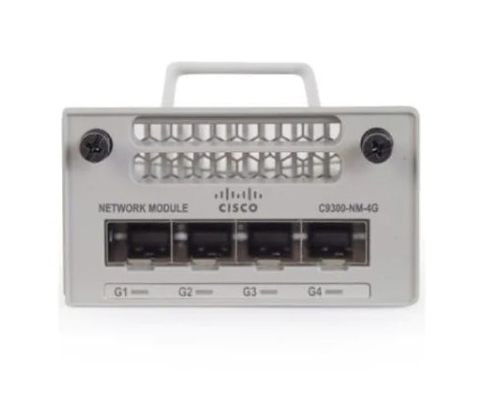 C9300 NM 4G Catalyst Moduli e schede della serie 9300 Catalyst 9300 4 x 1GE Modulo di rete per porte uplink degli switch della serie 9300 di Cisco Catalyst