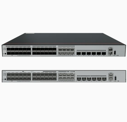 S5735-S24ST4XE-V2 24*GE porte SFP 8 di cui dual purpose 10/100/1000 o SFP 4*10GE porte SFP+ 2*12GE porte stack senza modulo di alimentazione