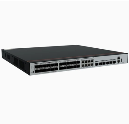 S5735-S24ST4XE-V2 24*GE porte SFP 8 di cui dual purpose 10/100/1000 o SFP 4*10GE porte SFP+ 2*12GE porte stack senza modulo di alimentazione