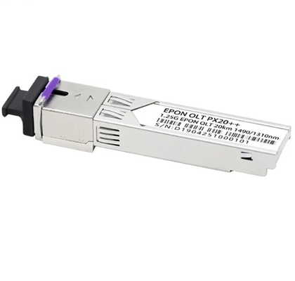 EPON OLT PX20+ 20km Tx 1490nm 1.25G Rx 1310nm 1.25G SFP Connettore di ricevitore SC/UPC