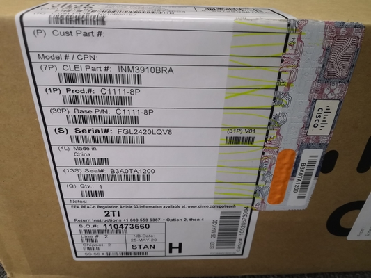Cisco ISR 1100 C1111-8P Router 8 porte Dual GE WAN 1Gbps