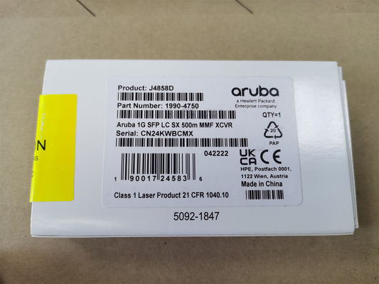 J4858D, ricetrasmettitore Aruba J4858D, LC SFP 1G/500 m MMF/serie Aruba