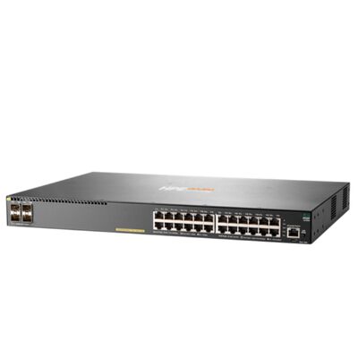 JL255A, switch Aruba 2930F, 24xGE PoE+/4xSFP+/Budget PoE da 370 W