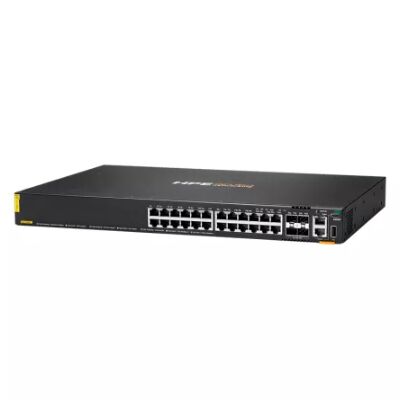 JL725B, switch HPE Aruba 6200F, 24 porte Gigabit/4 SFP+/PoE da 370 W