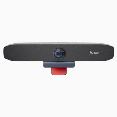 POLY STUDIO P15: barra video personale 4K Ultra HD con cancellazione del rumore AI e inquadratura automatica