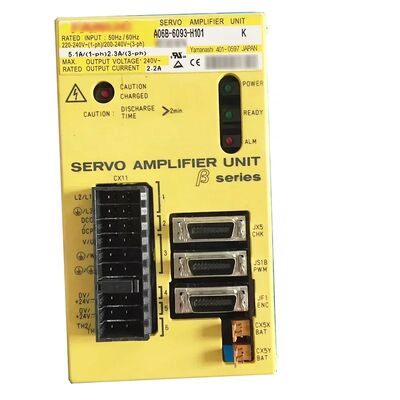 ANUC A06B-6093-H111 Beta Servoamplificatore Unità SVU-12 con interfaccia FSSB, 220-240 V CA, asse singolo