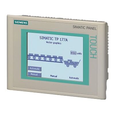 Siemens SIMATIC HMI TP177A Touch Panel con display STN da 5,7 pollici Comunicazione MPI/PROFIBUS DP e protezione IP65 frontale