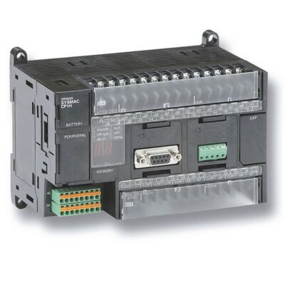 Unità CPU PLC Omron CP1H-XA40DT1-D con 40 I/O, I/O analogici e alimentazione 24V DC per automazione industriale