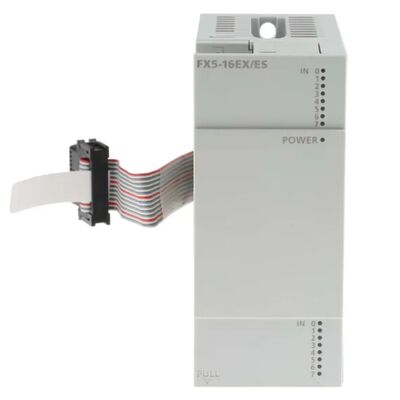 Mitsubishi FX5-16EX/ES Modulo di ingresso DC a 16 punti con pozzo/sorgente selezionabile per MELSEC iQ-F DIN Rail Mount