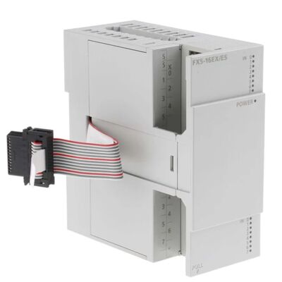 Mitsubishi FX5-16EX/ES Modulo di ingresso DC a 16 punti con pozzo/sorgente selezionabile per MELSEC iQ-F DIN Rail Mount