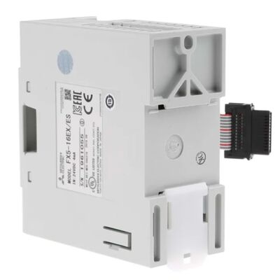 Mitsubishi FX5-16EX/ES Modulo di ingresso DC a 16 punti con pozzo/sorgente selezionabile per MELSEC iQ-F DIN Rail Mount