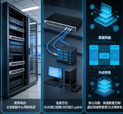 Switch Layer 3 PoE+ RG-S5310-48GT4XS-P-E, 48x1000M RJ45, 4x10G SFP+, Budget PoE 1570W, Doppia Alimentazione Ridondante